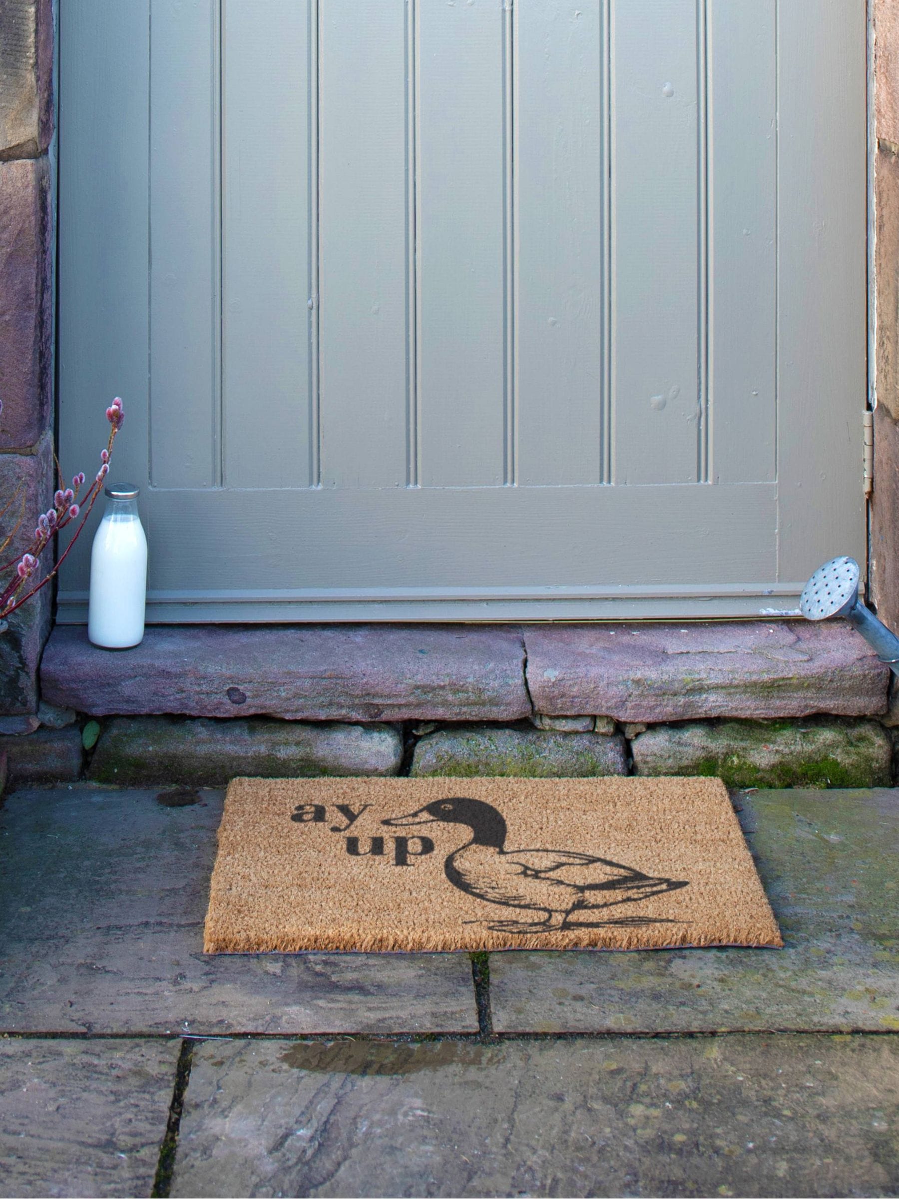 Artsy Mats Ay Up Duck doormat 60x40cm - British product