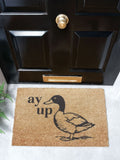 Artsy Mats Ay Up Duck doormat 60x40cm - British product