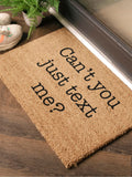 Artsy Mats coir doormat Can't You Just Text Me 60x40cm - British product