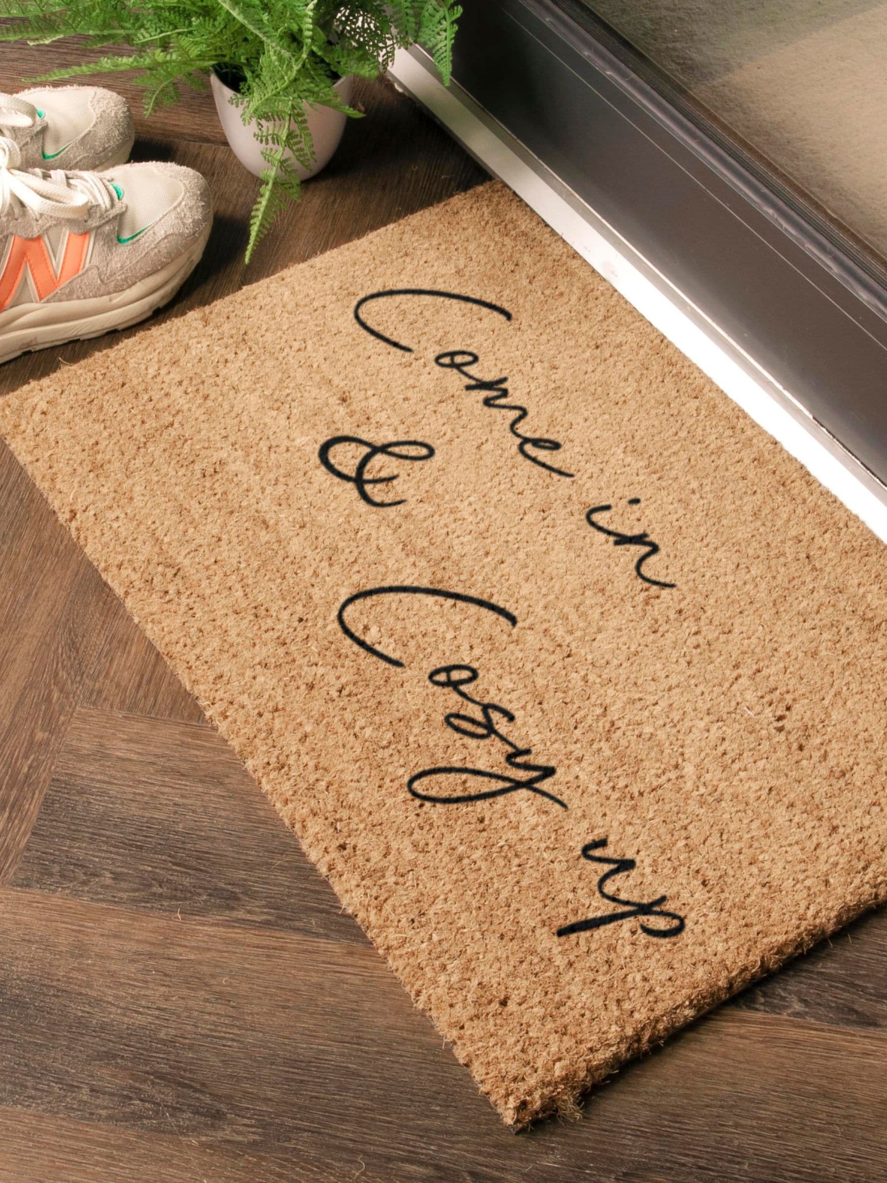 Artsy Mats natural coir doormat 60x40cm (British brand)