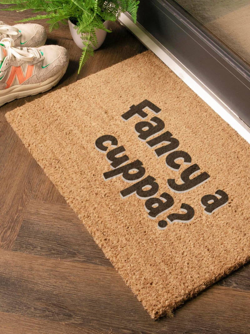 Artsy Mats brown coir doormat 60x40cm, UK version