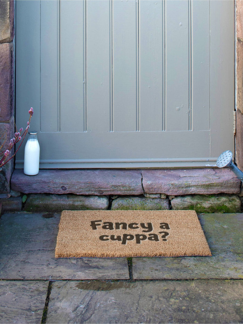 Artsy Mats brown coir doormat 60x40cm, UK version