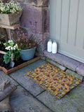Artsy Mats Brown Hello There Spring doormat 60x40cm, imported from the UK