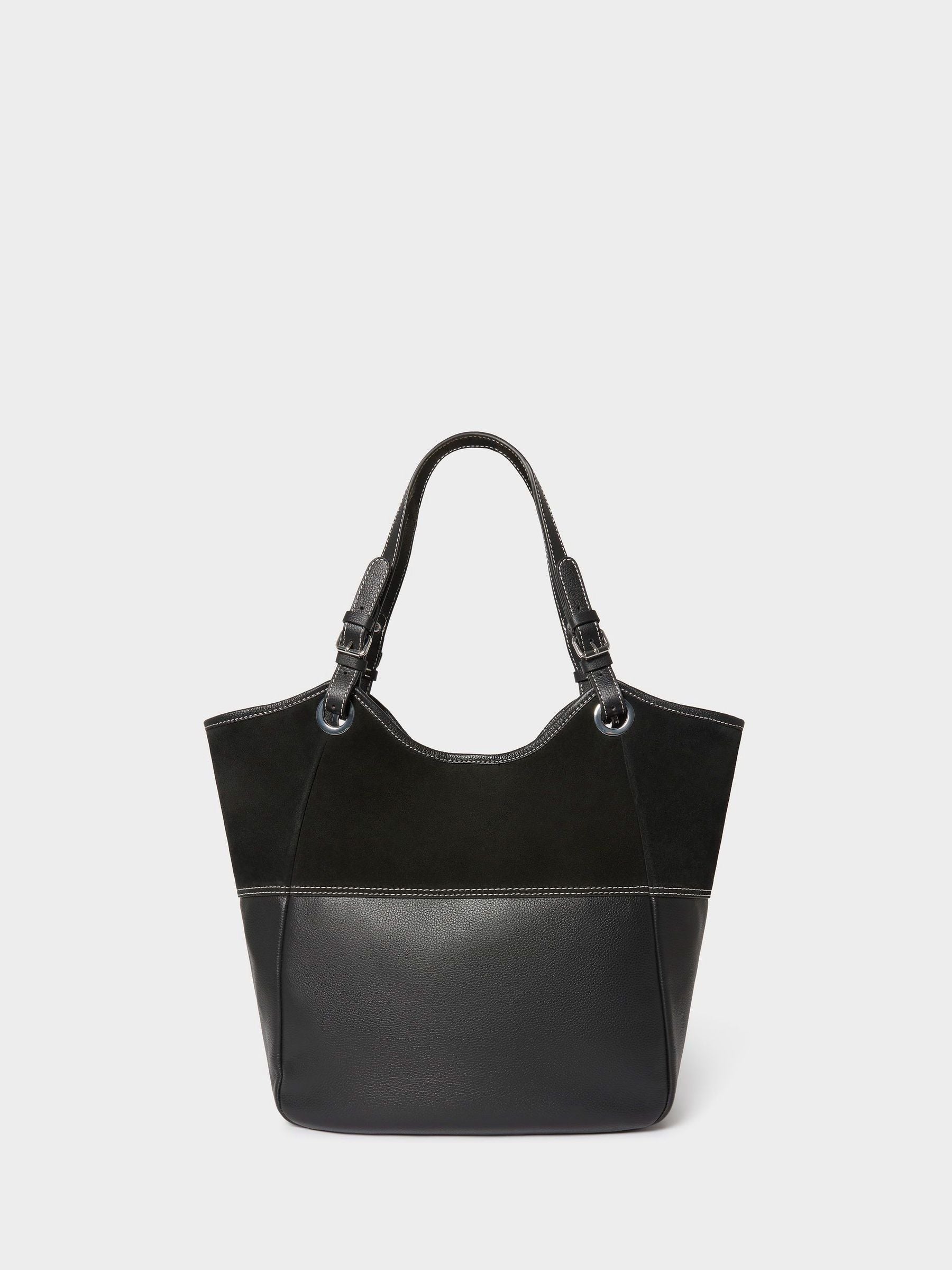 Osprey London black suede tote bag, UK version