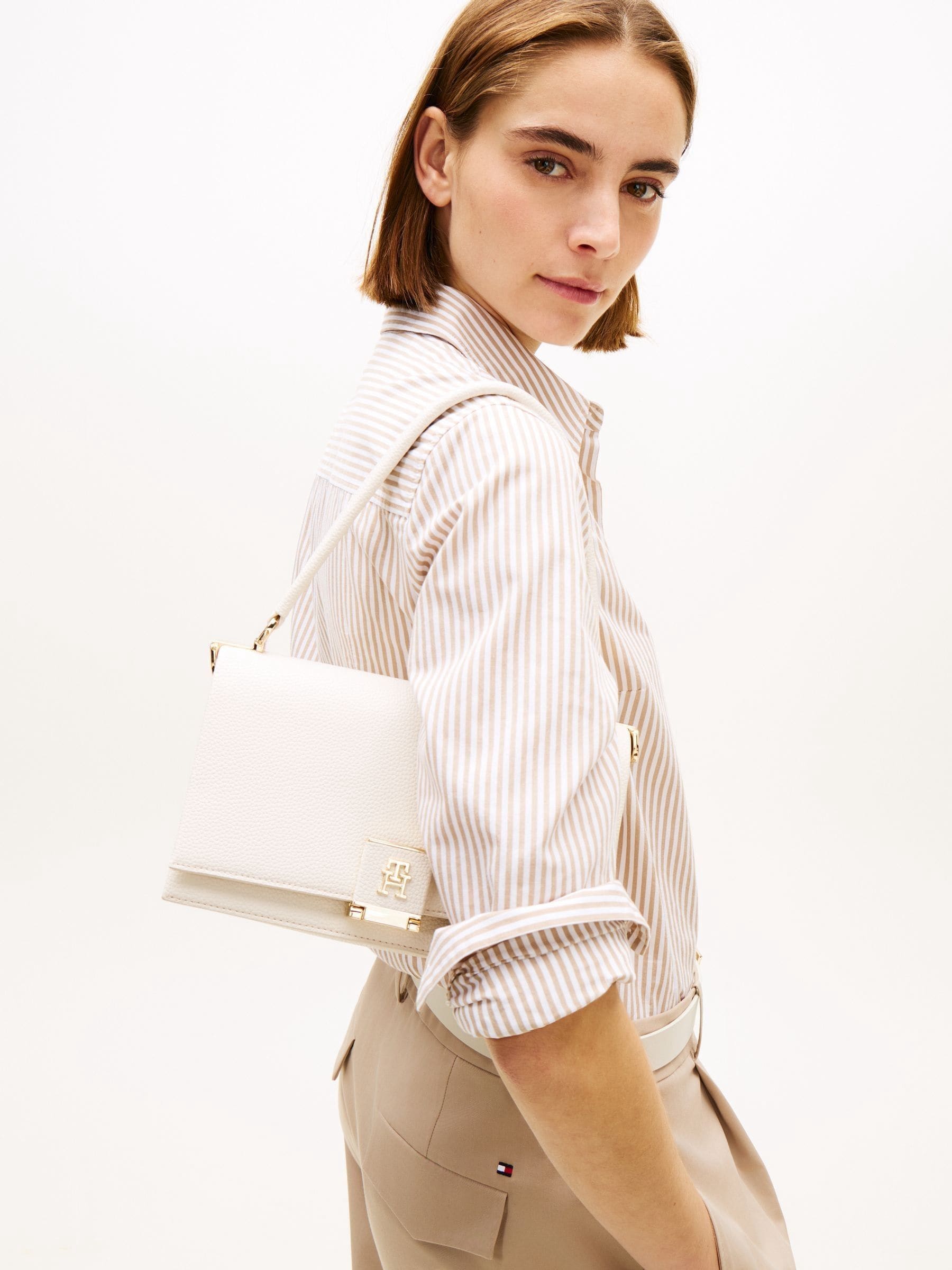 Tommy Hilfiger crossbody bag white cream, UK version