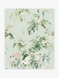 Sage Ruiz floral wallpaper sample A4 (British brand)