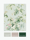 Sage Ruiz floral wallpaper sample A4 (British brand)