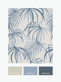 Wallpaper sample Cream Palm Print A4 - British product