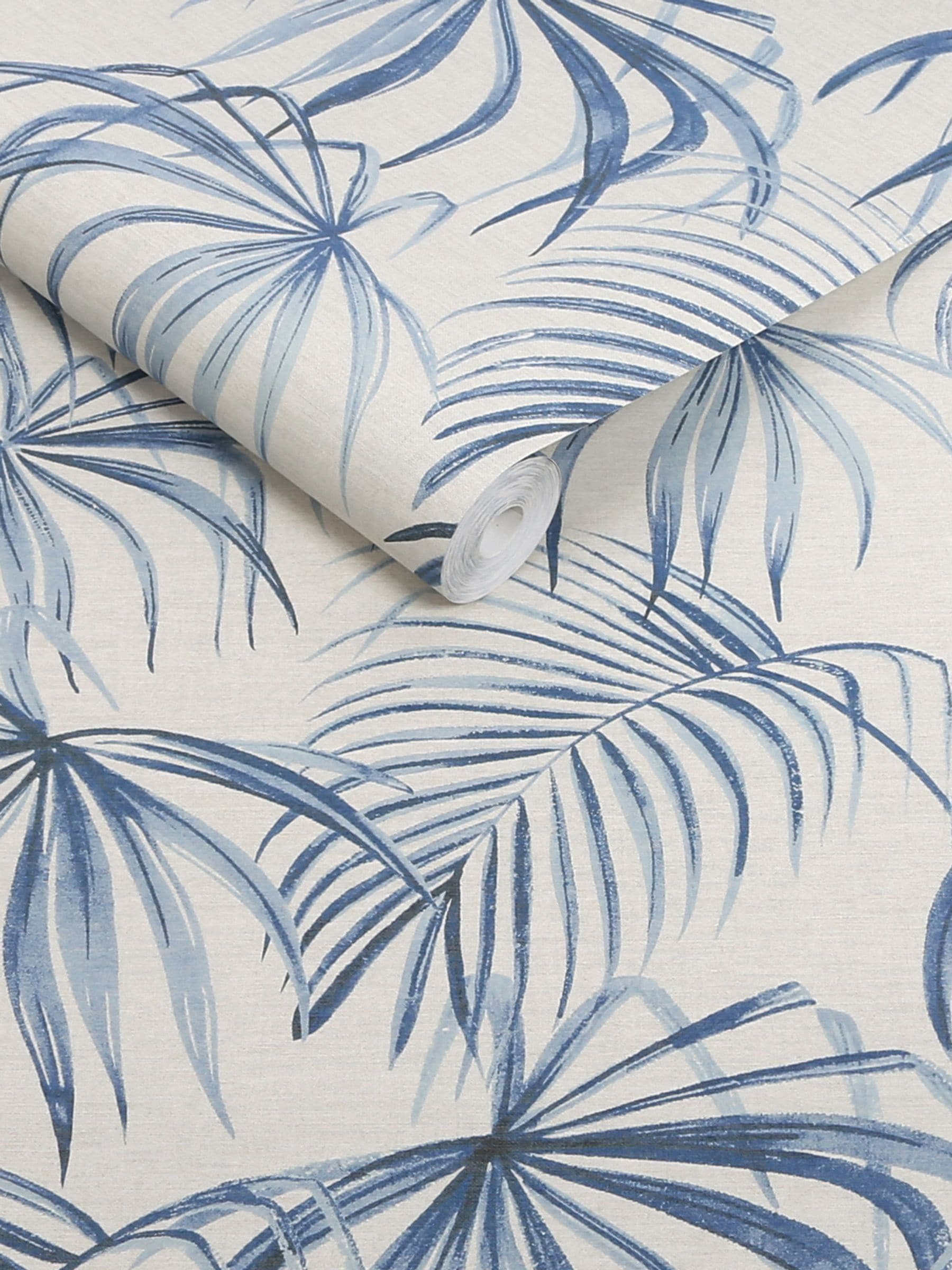 Wallpaper sample Cream Palm Print A4 - British product