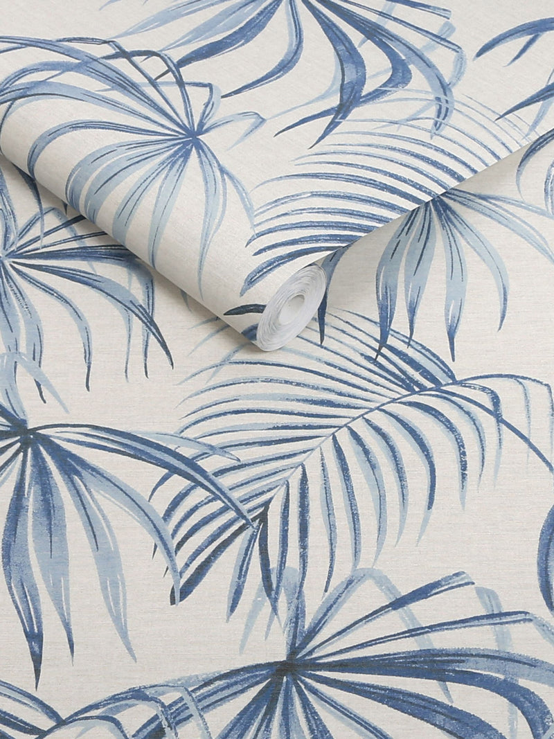 Wallpaper sample Cream Palm Print A4 - British product