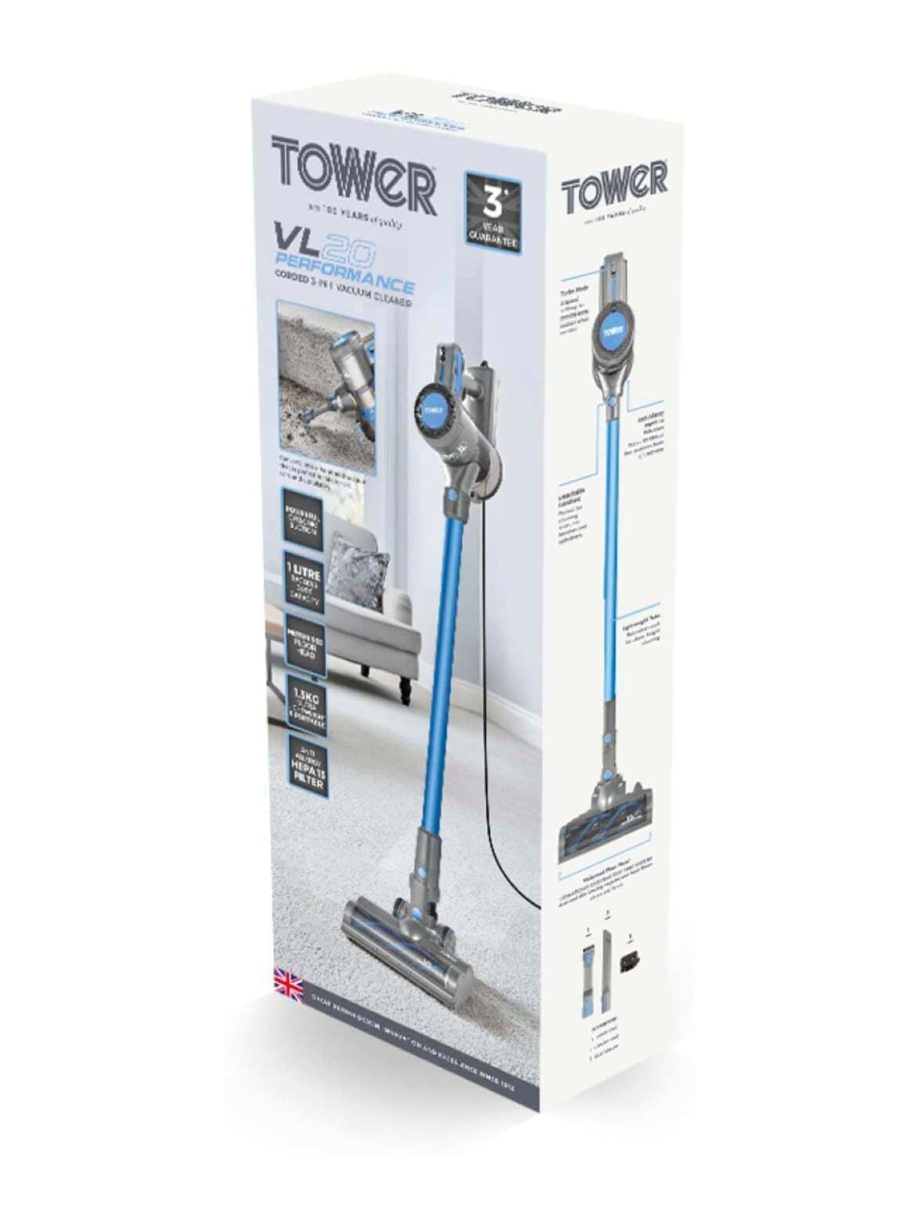 Tower 3-in-1 corded vacuum cleaner VL20 - British product