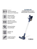 Tower VL35 cordless 3-in-1 vacuum cleaner blue (British brand)