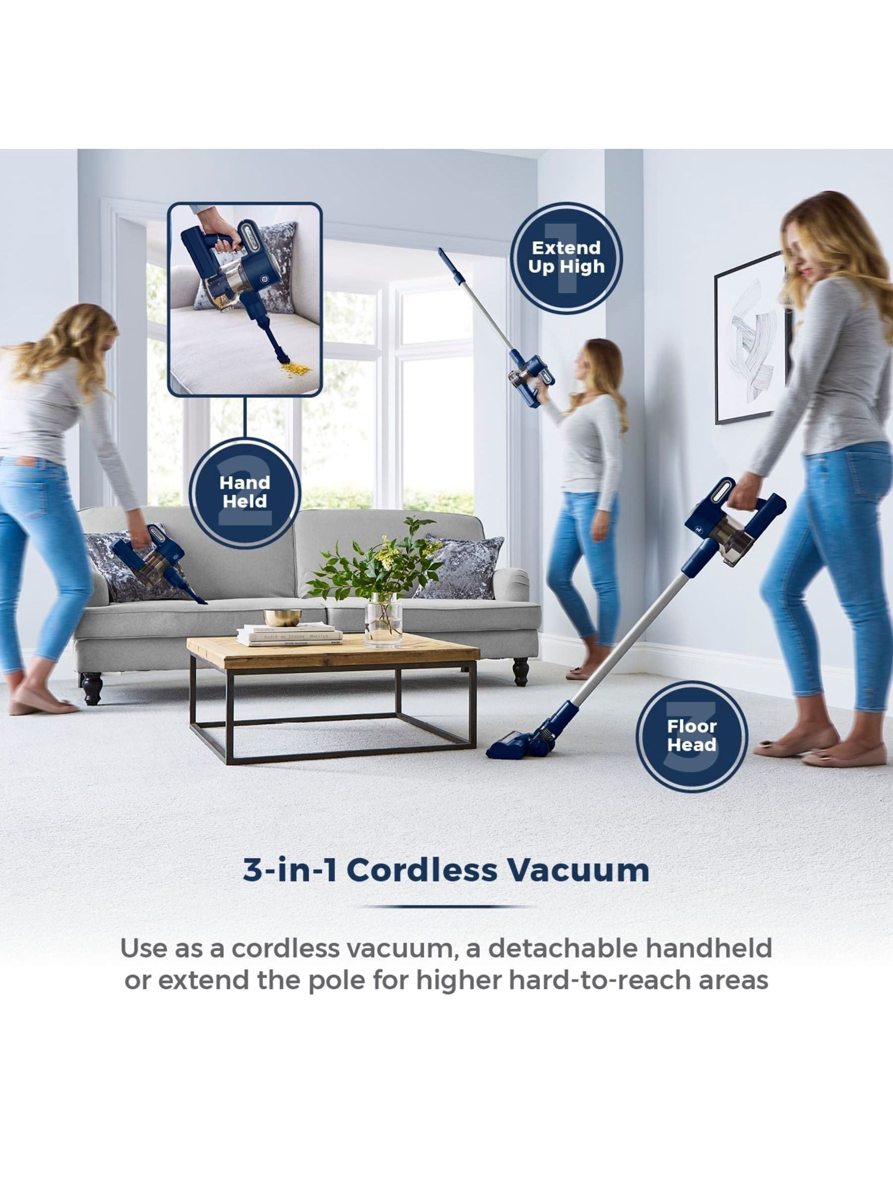 Tower VL35 cordless 3-in-1 vacuum cleaner blue (British brand)