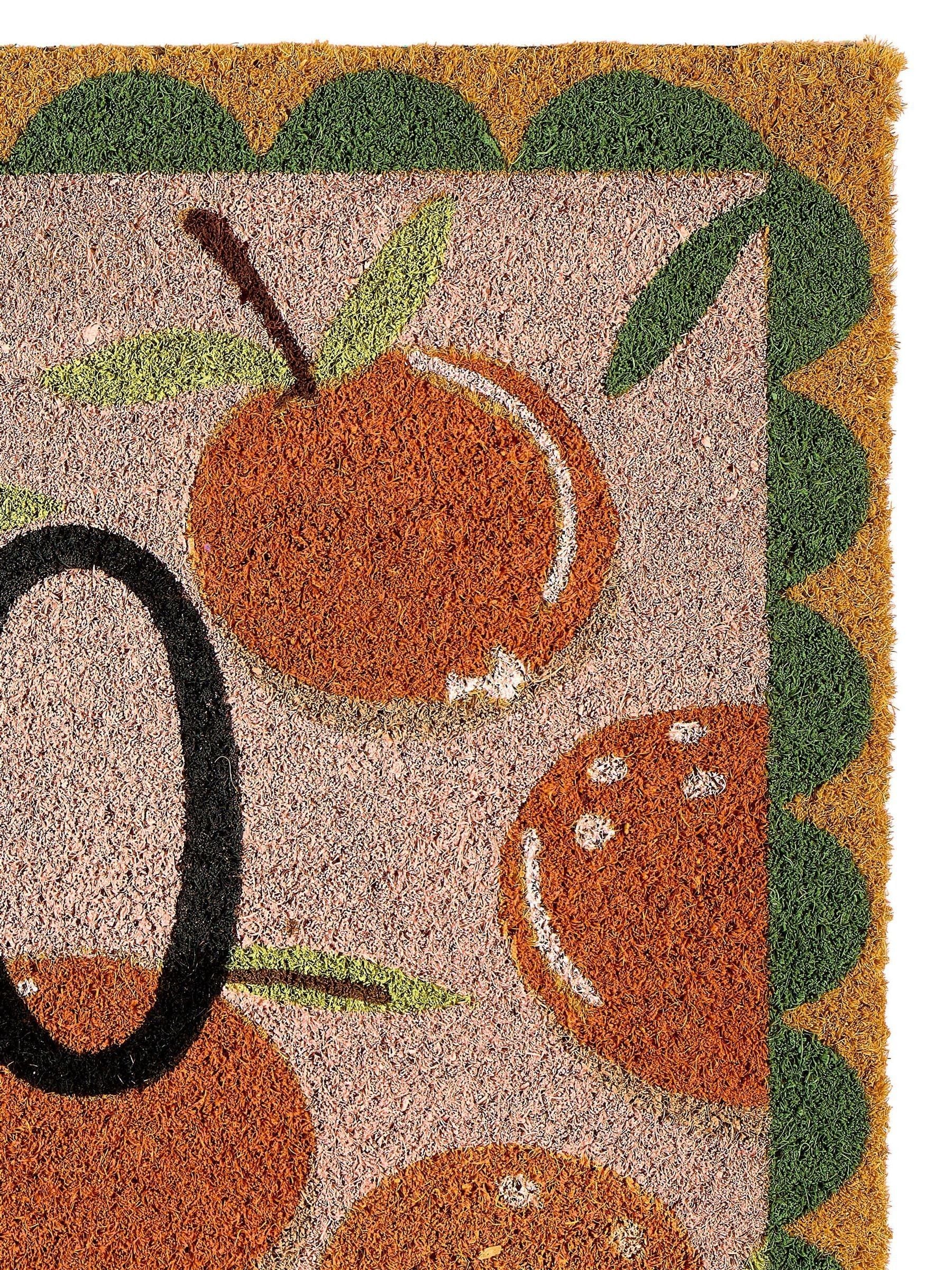 My Mat pink ciao coir doormat 75x45cm (British brand)