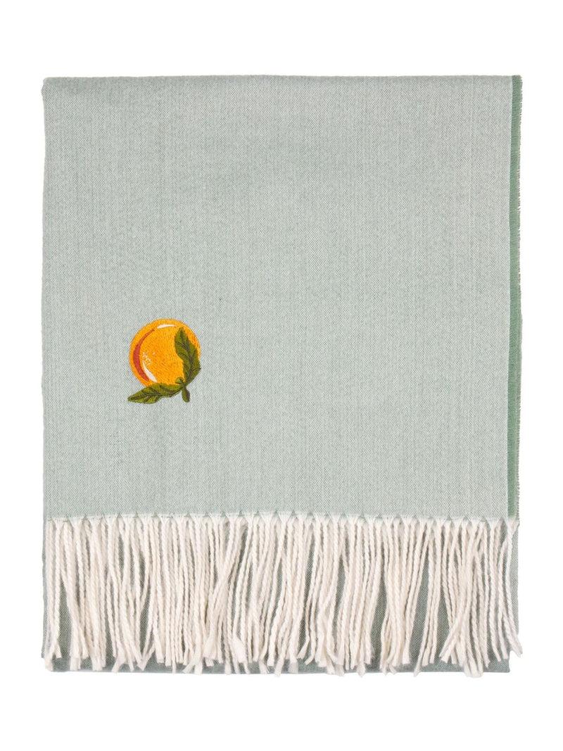 Furn Zesty Orange Country Bee Fleece Throw