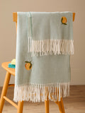 Furn Zesty Orange Country Bee Fleece Throw