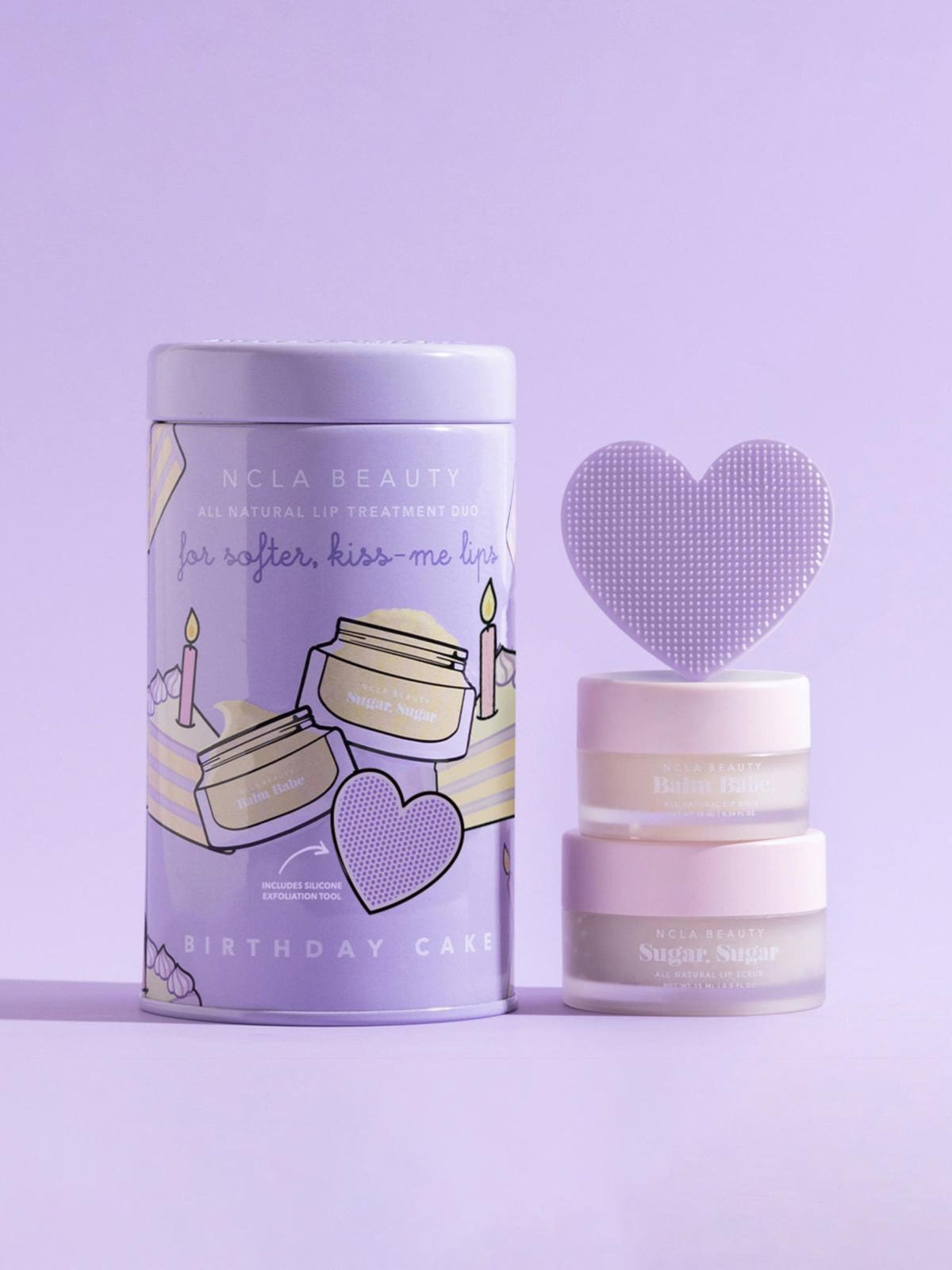 NCLA Beauty Birthday Cake lip care set - British product