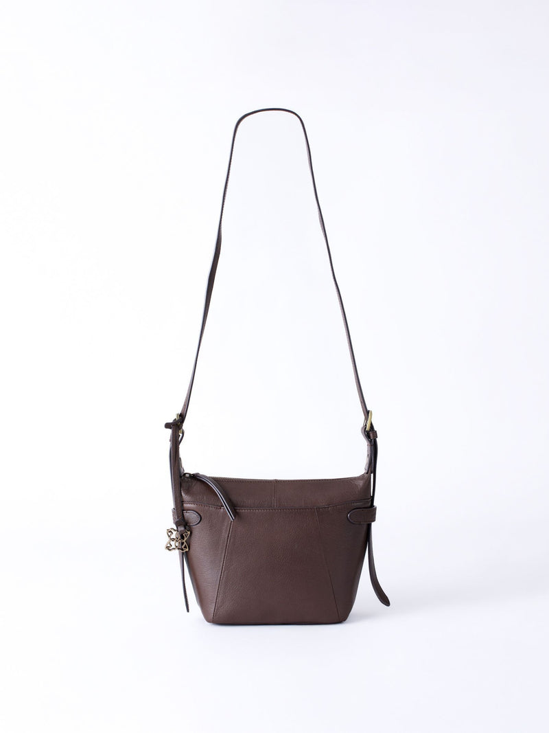 Lakeland Leather Newby cross-body bag light brown, imported from the UK