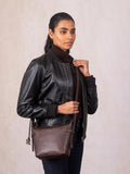 Lakeland Leather Newby cross-body bag light brown, imported from the UK