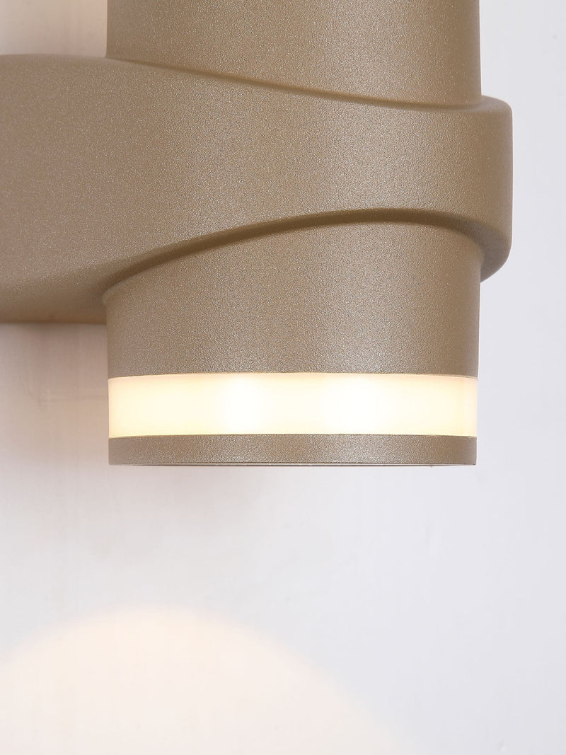 Searchlight Gold Carni outdoor wall light IP65 - British product