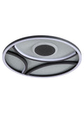 Searchlight Black Pau LED flush ceiling light 39cm - British product