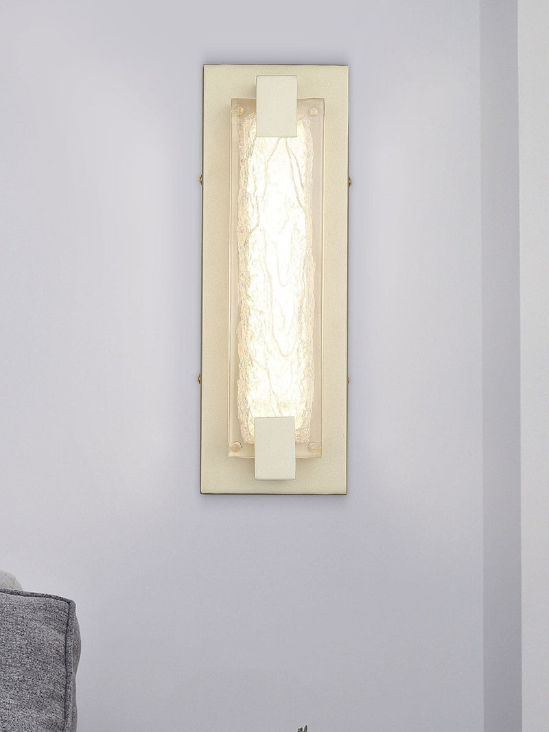 Searchlight Gold Lori LED wall light - British product