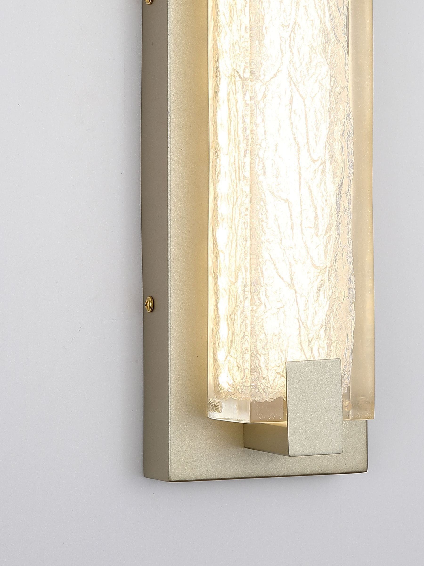 Searchlight Gold Lori LED wall light - British product