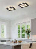 Searchlight Black Chance LED flush ceiling light 39cm (British brand)