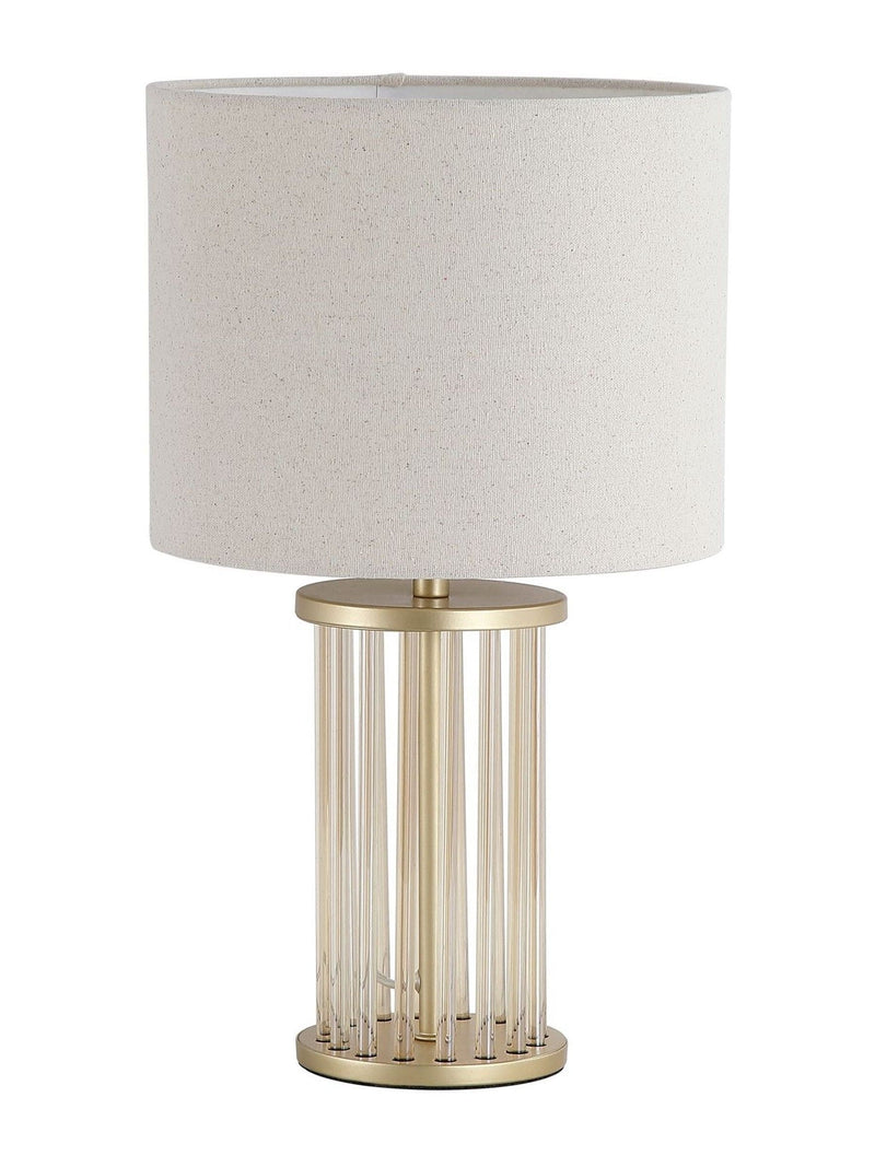 Searchlight Vera lamp champagne gold 42cm - British product