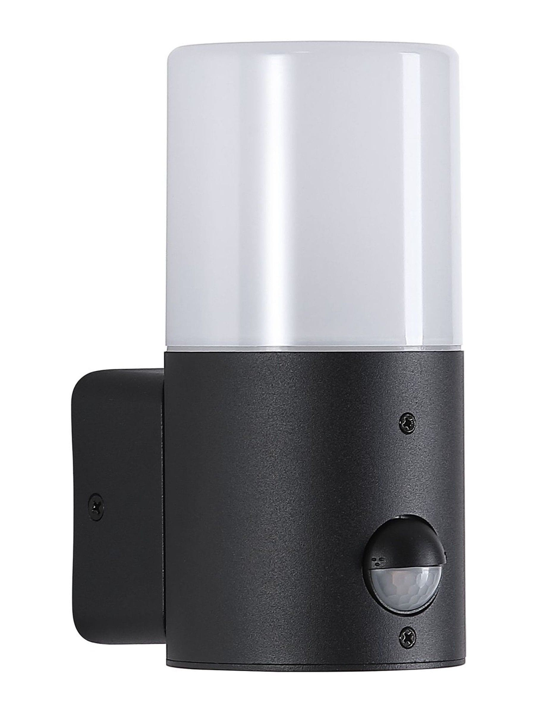 Searchlight Dax black and white outdoor wall light, UK version