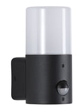 Searchlight Dax black and white outdoor wall light, UK version