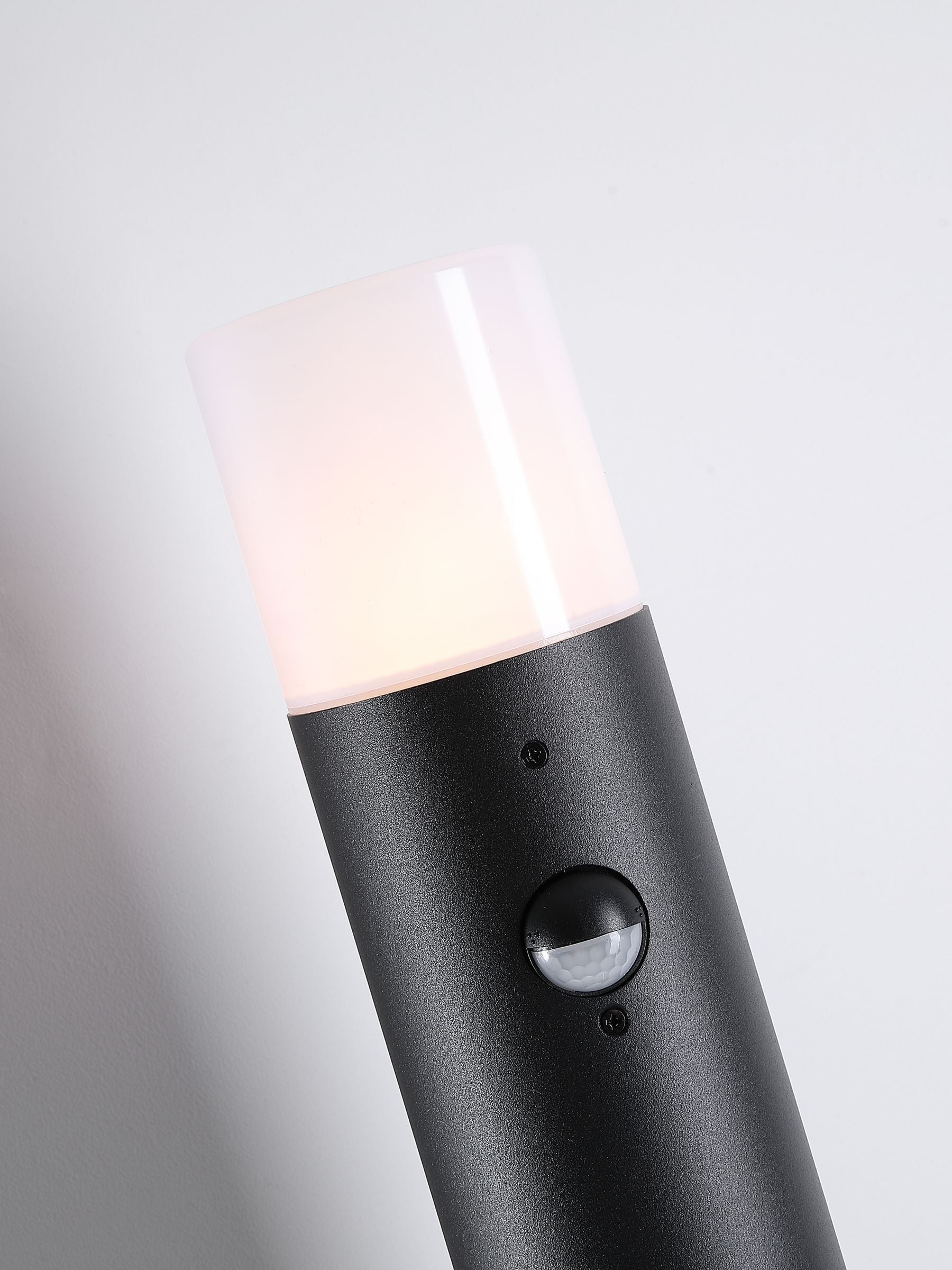 Searchlight Black Dax outdoor bollard 80cm - British product