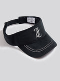 Juicy Couture Pink Velour Diamante Visor