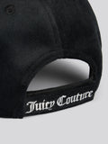 Juicy Couture black daydreamer velour cap, UK version