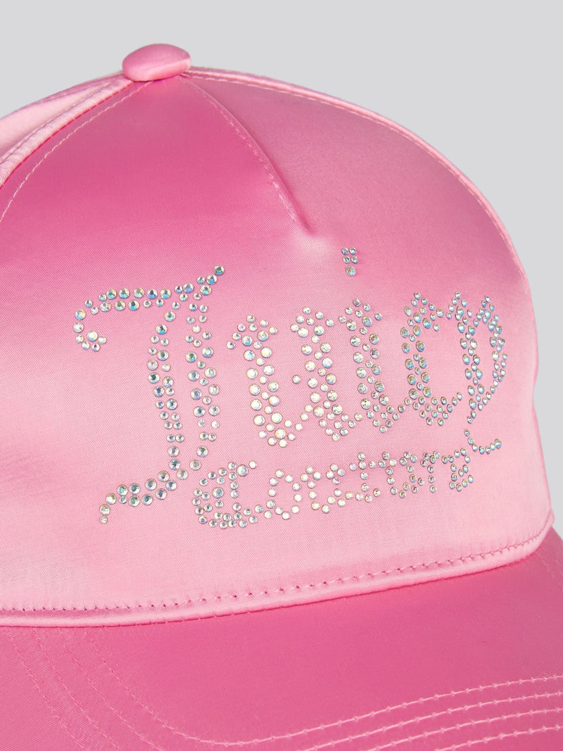Juicy Couture pink diamante bow cap - British product