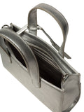 Pure Luxuries London Tatiana silver leather crossbody bag, imported from the UK