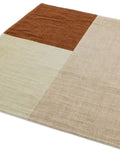 Asiatic Rugs Blox wool rug chocolate brown, UK version