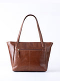 Lakeland Leather Waverton woven tote bag brown 29cm (British brand)