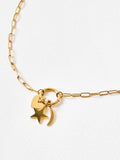 Oliver Bonas gold charm necklace, UK version