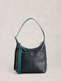 White Stuff Black Mini Sophia Leather Cross-Body Bag
