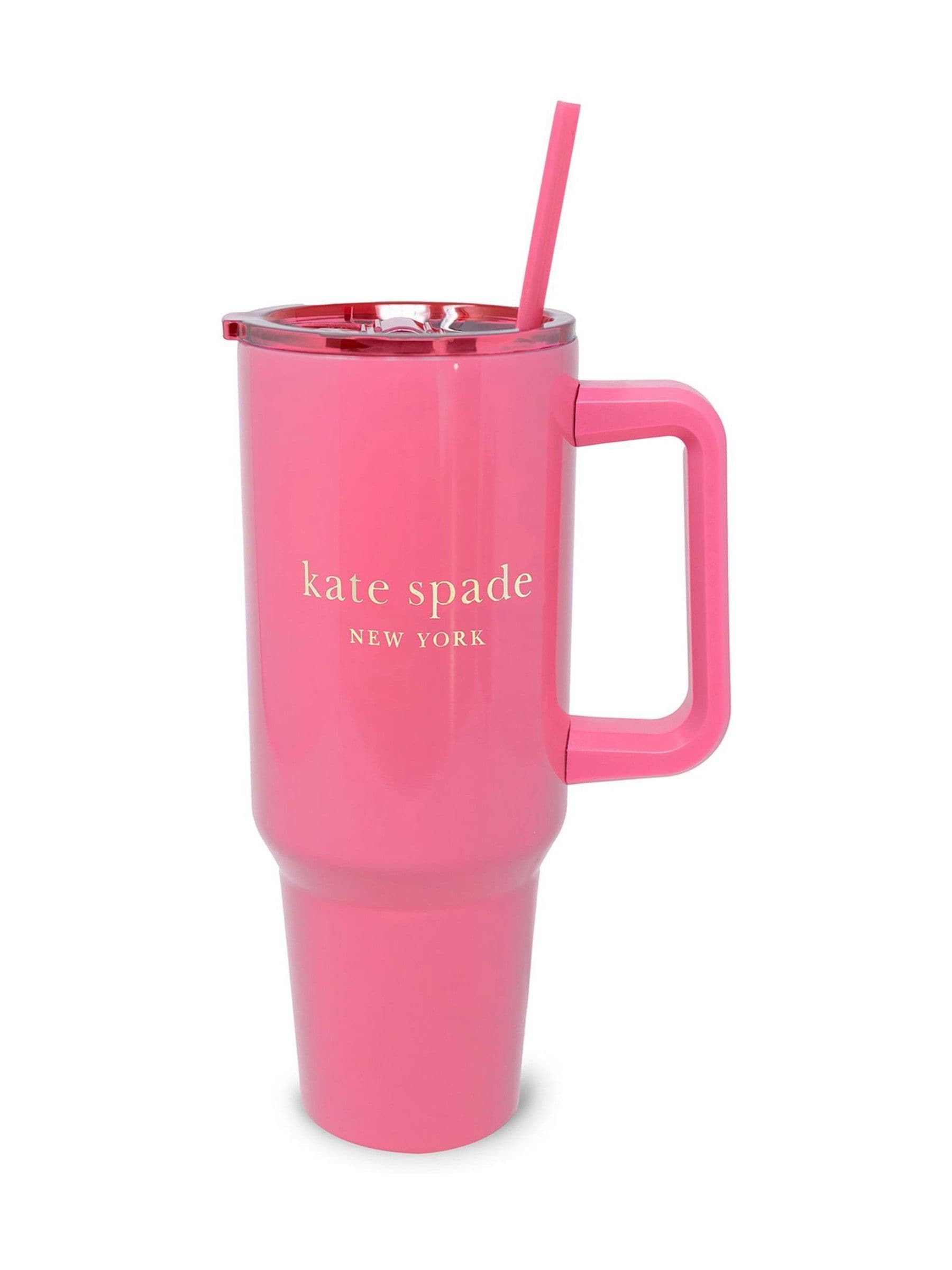 Kate Spade green stainless steel 40oz tumbler, UK version