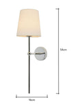 BHS Alegra USB-C rechargeable wall light, UK version