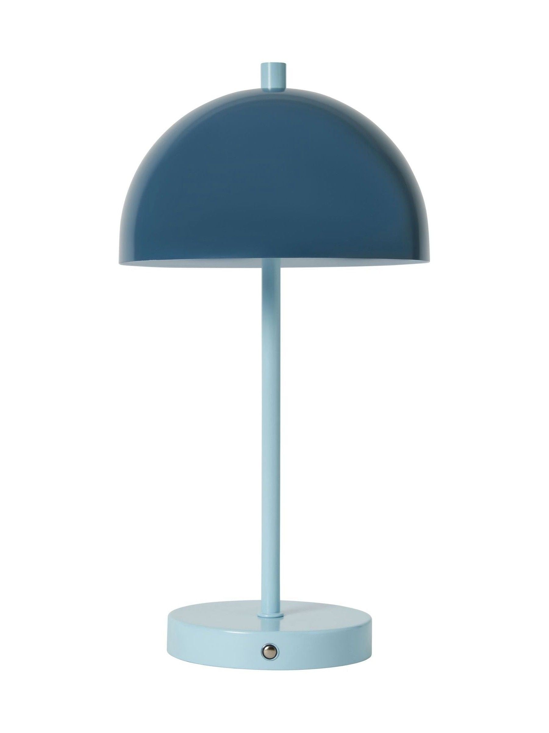 BHS blue dome rechargeable table lamp with USB-C - British product