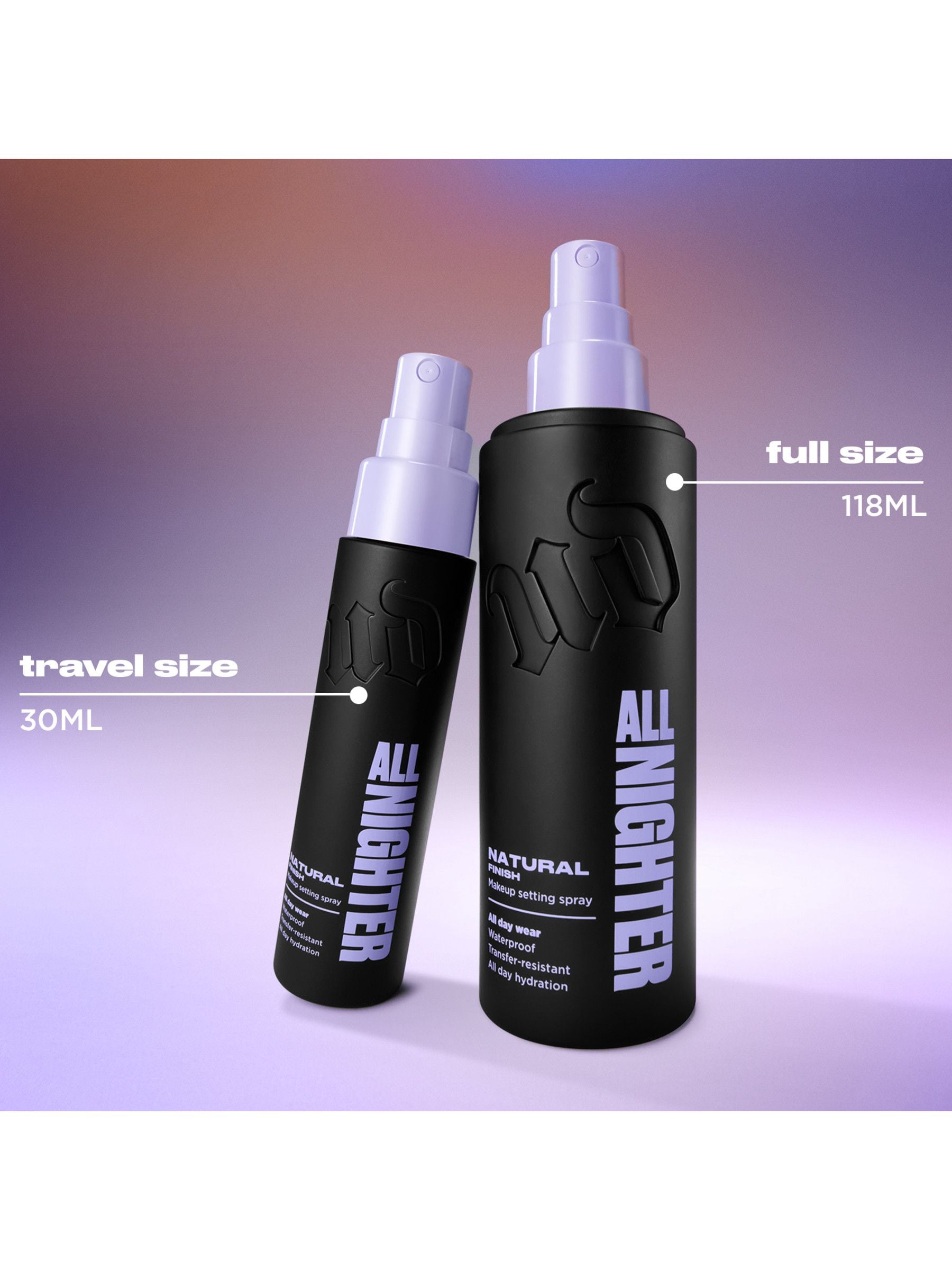 Urban Decay All Nighter setting spray 118ml, imported from the UK