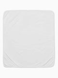 MORI White Supersoft baby blanket 87x74cm - British product