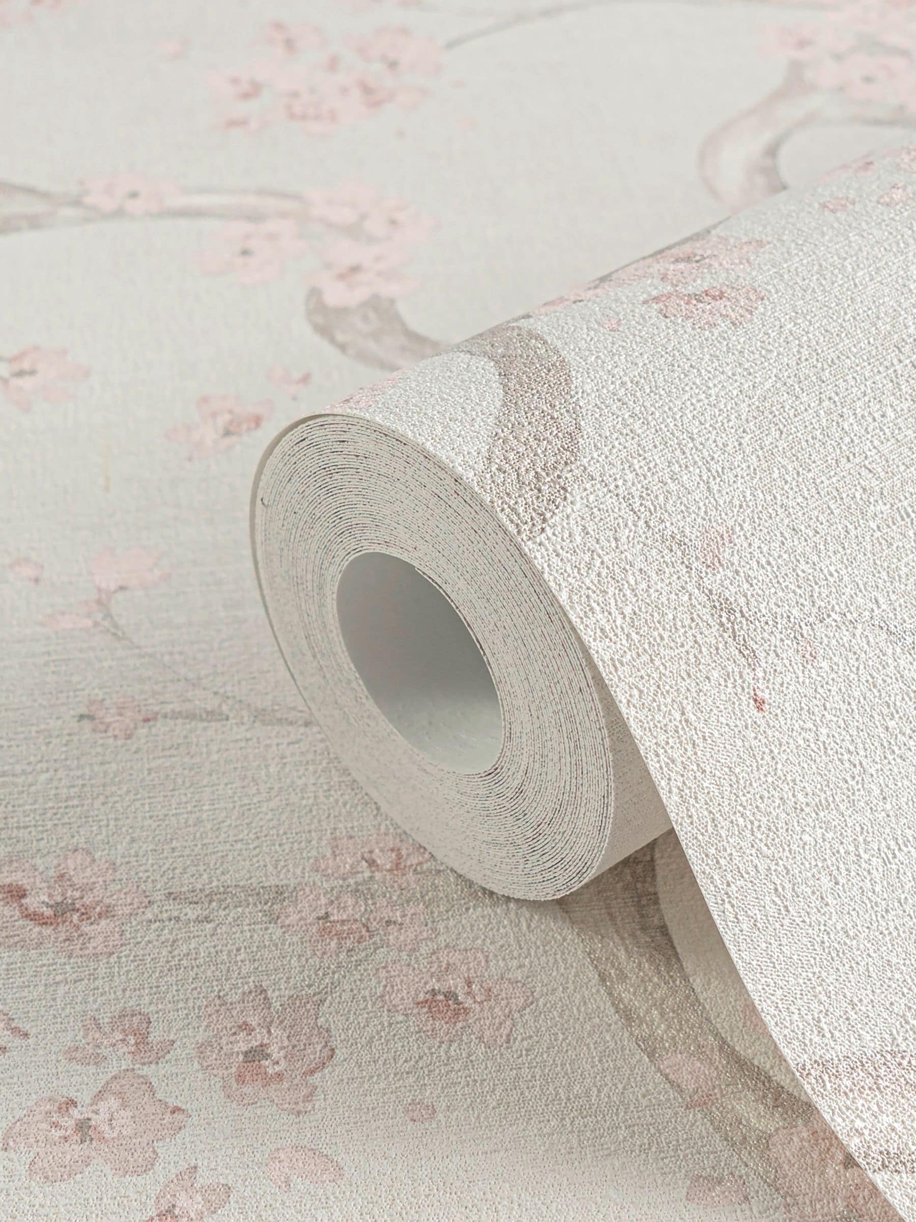 Galerie wallpaper sample Beige Horizon Floral A4 - British product