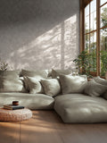 Galerie Wallcoverings Cream Horizon Tree Leaf A4 Wallpaper Sample