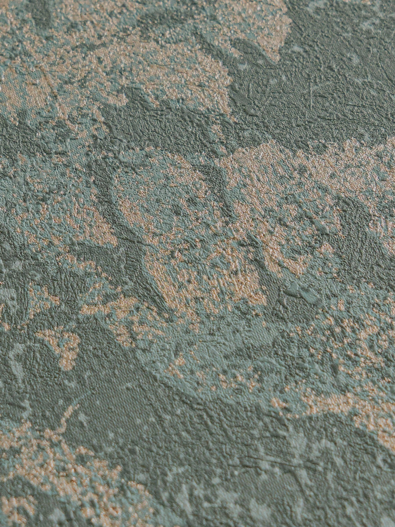 Galerie Blue Horizon Tree Leaf A4 wallpaper sample (British brand)