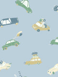 Galerie Wallcoverings Green Resan A4 wallpaper sample, imported from the UK
