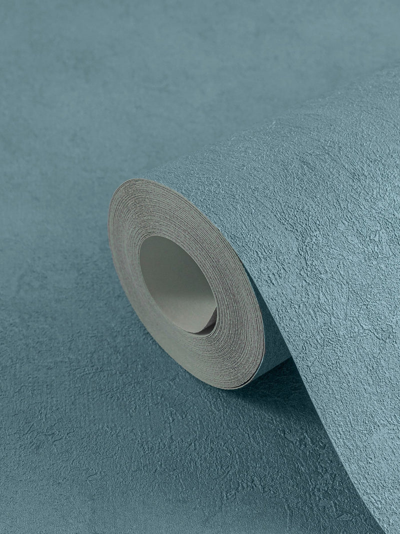 Galerie Blue Horizon plain texture wallpaper sample A4 - British product